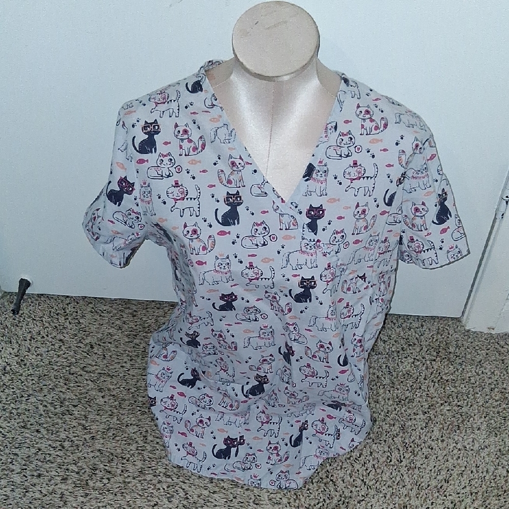 Men's Cat Print Shirt